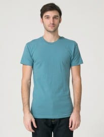 American Apparel Sheer Jersey Short Sleeve Summer T-shirt