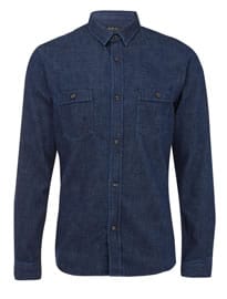 A.p.c. Denim Two Pocket Shirt