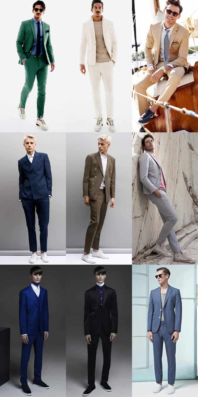 Men's Trainers and a Suit Lookbook