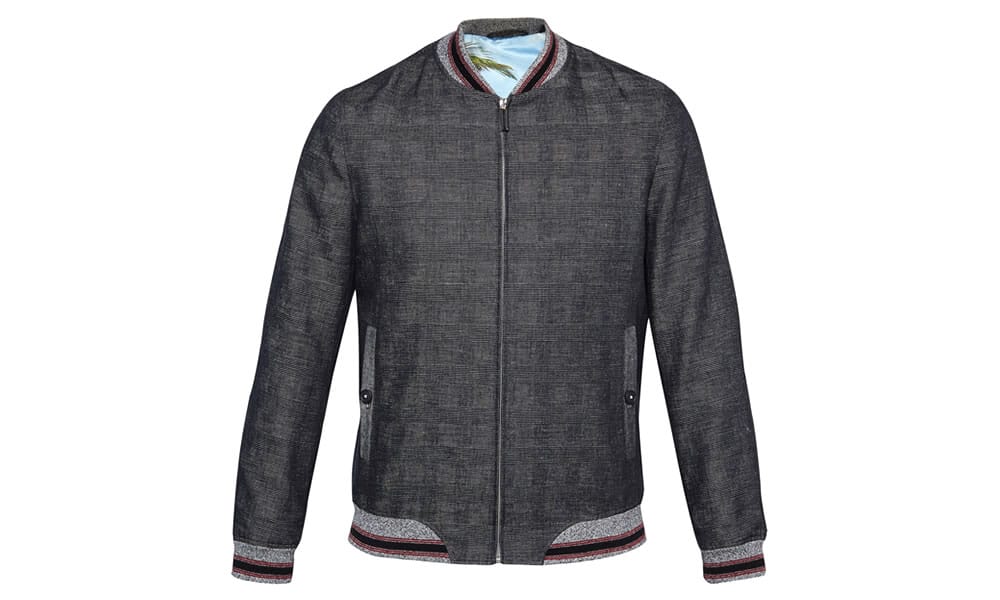 Reactiv Checked Bomber Jacket