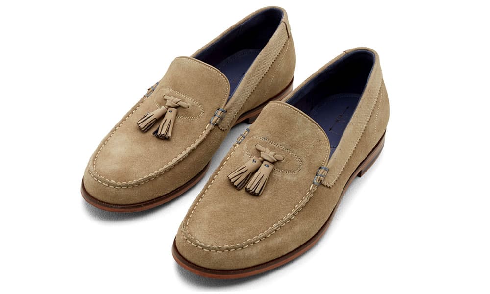 Dougge Tasselled Suede Moccasins