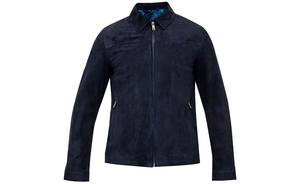Lazer Suede Collared Jacket