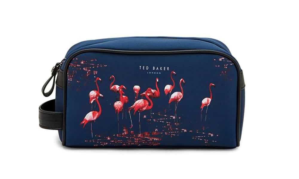 FLAMINO Flamingo Print Wash Bag