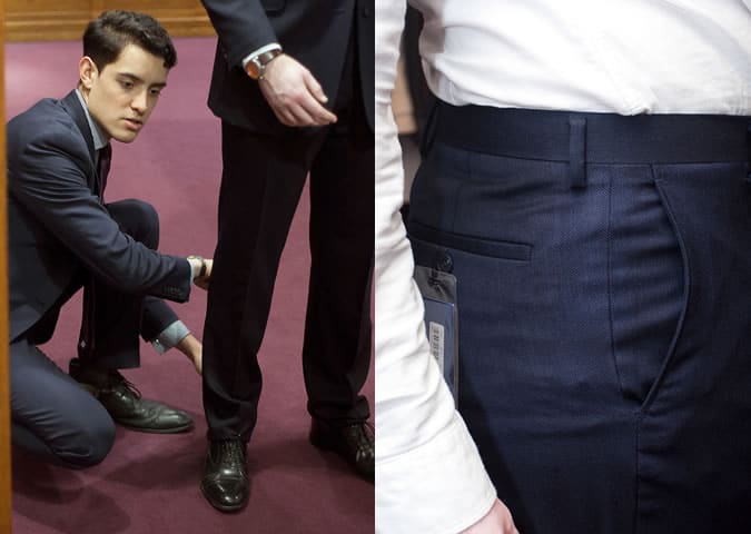 Alterations To The Seat Of The Trousers & Thinning Of The Bottom Leg