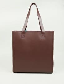 Veja Brown Leather Cabas Bag