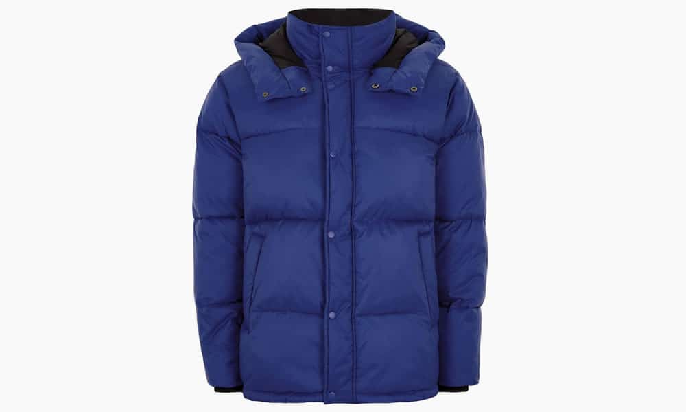 VISION STREET WEAR Blue Ripstop Puffer Jacket
