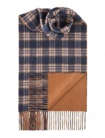Cashmere Sport Check Reversible Scarf