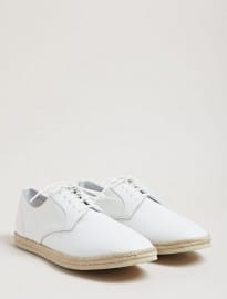 Yohji Yamamoto Mens Plaited Outer Sole Shoes