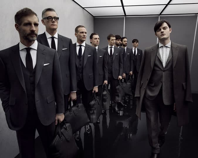 Sam Riley for Ermenegildo Zegna Couture AW14 Collection