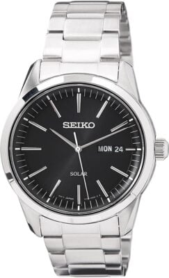 SEIKO SNE527P1 Solar Analog Stainless Steel Men's Watch