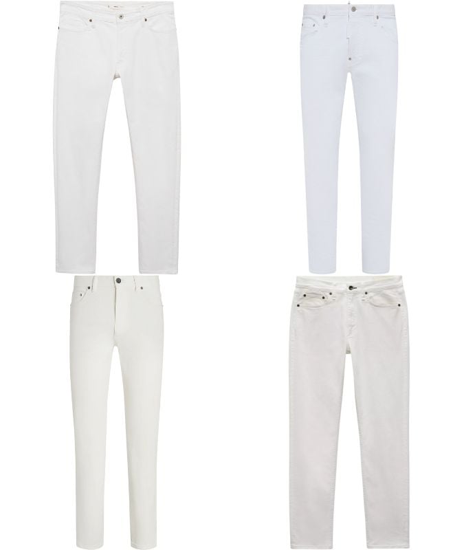 The best white jeans for men