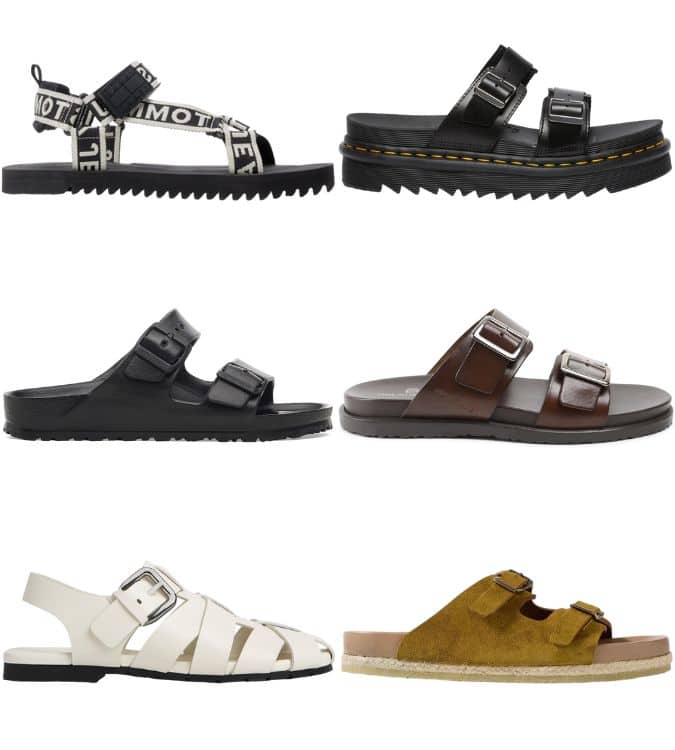The best men's sandals for summer 2017