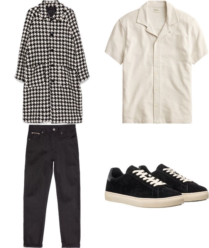 What to wear with taper-fit jeans