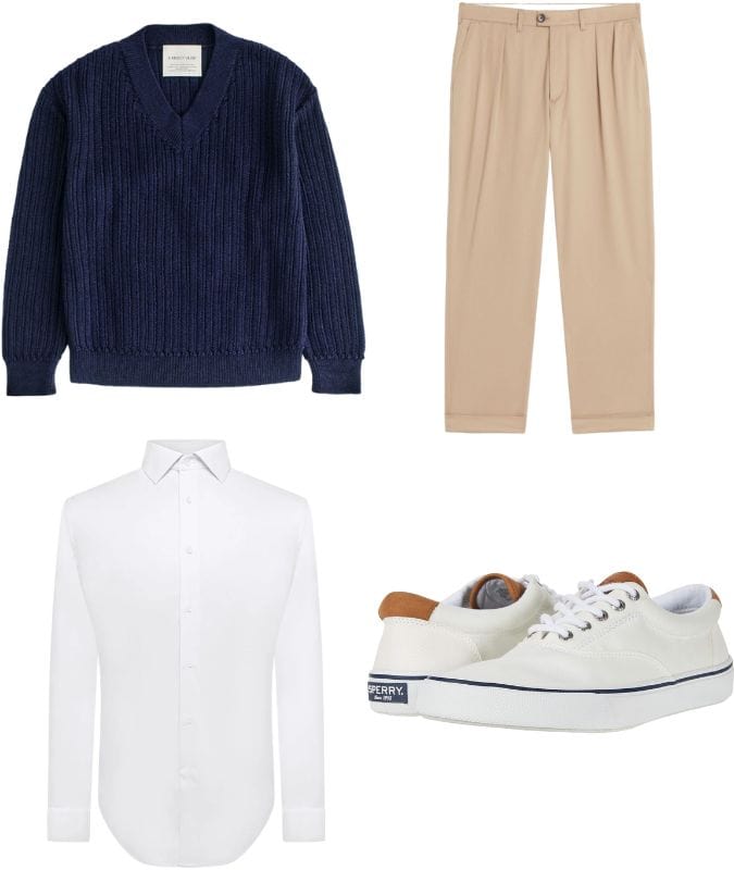 How To Wear A Sweatshirt With Chinos