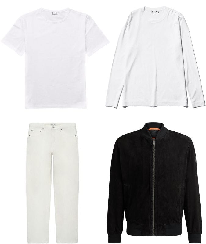 How To Wear a White T-Shirt With Light Jeans