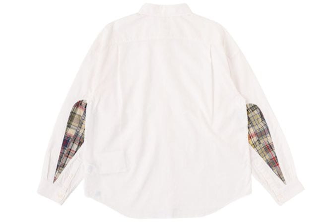 visvim Albacore B.D. elbow-patch cotton shirt