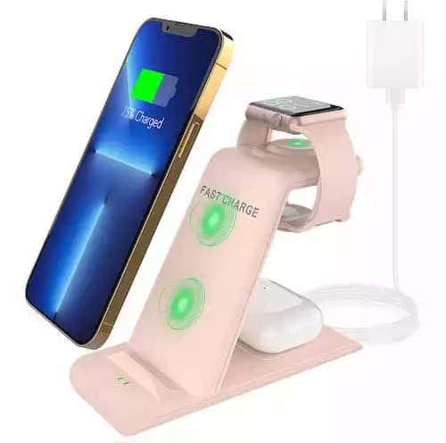HATALKIN 3 in 1 Wireless Charging Station