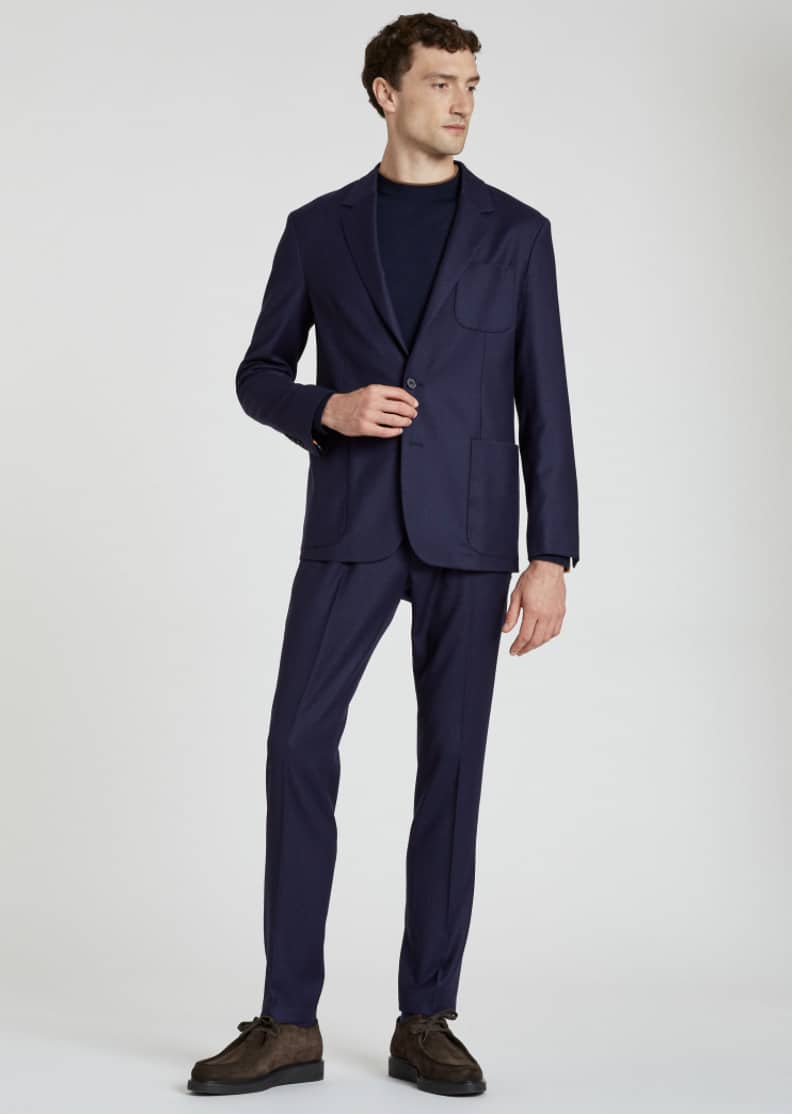Paul Smith A Suit To Travel In - Tailored-Fit Navy Patch-Pocket Unlined Blazer