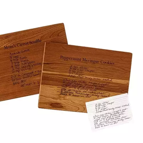 Personalized Family Recipe Board