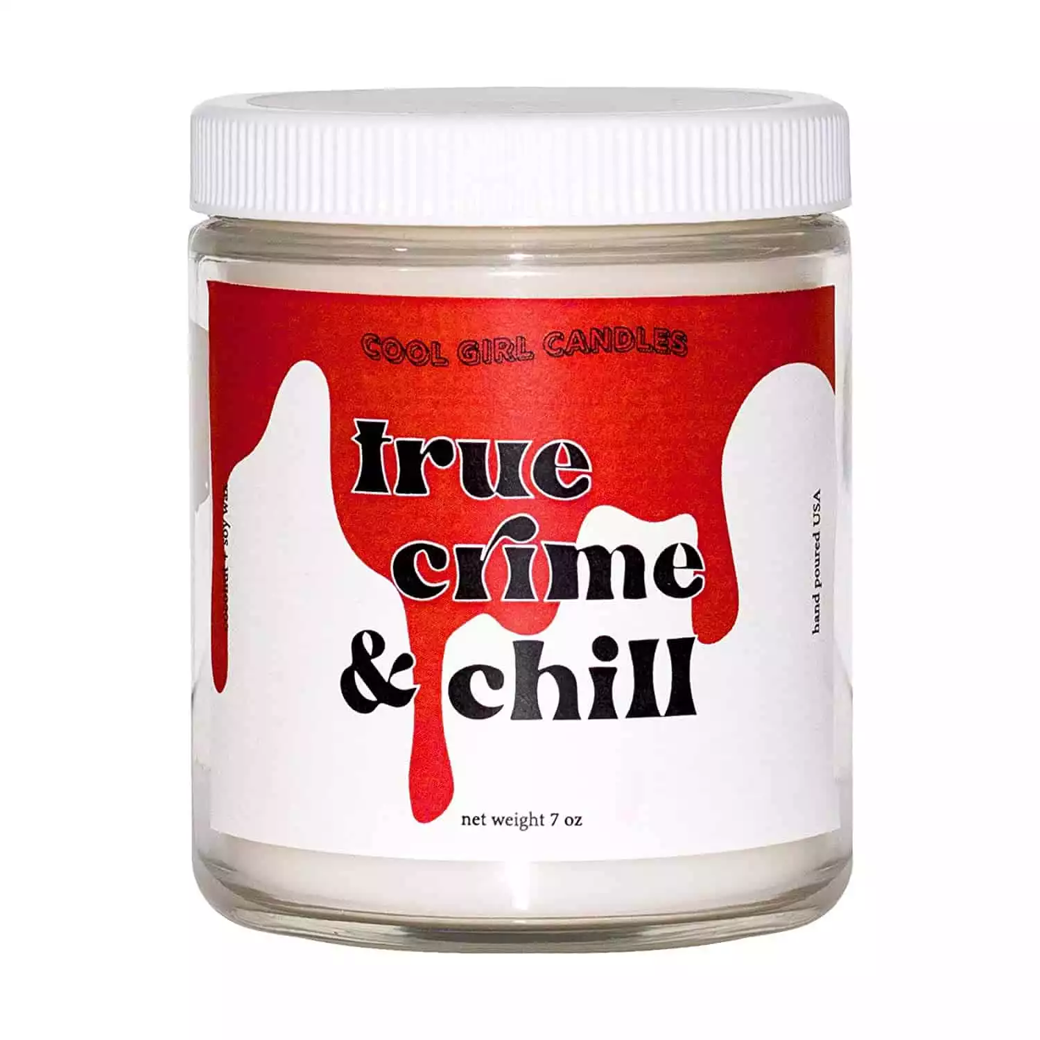 True Crime & Chill Coconut + Hibiscus Scented Candle