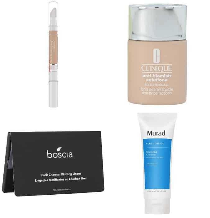 Men's makeup for acne