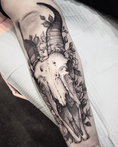 Animal Skull Tattoo