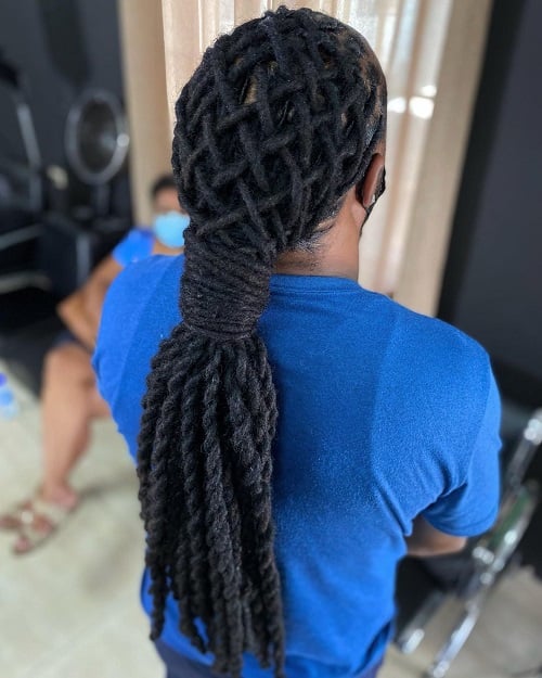 Basket Weave Dreadlocks