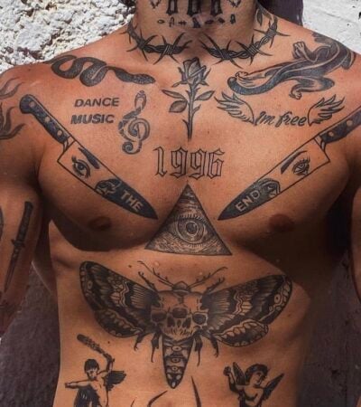 25 Best Blackwork Tattoos For Men in 2026