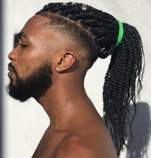 Box Lock Men’s Ponytail