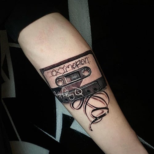 Cassette Tape Tattoo
