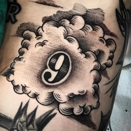 Cloud 9 Tattoo, Cloud Tattoos