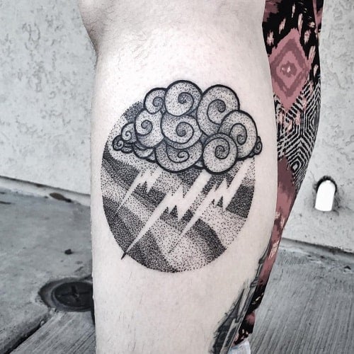 Cloud and Lightning Tattoo, Cloud Tattoos
