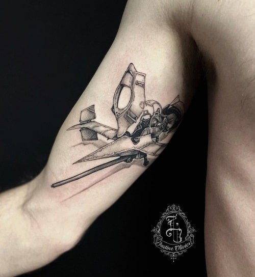 Cowboy Bebop Swordfish Tattoo