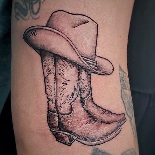 Cowboy Boot Tattoo