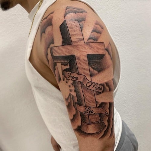 Cross and Cloud Tattoo, Cloud Tattoos