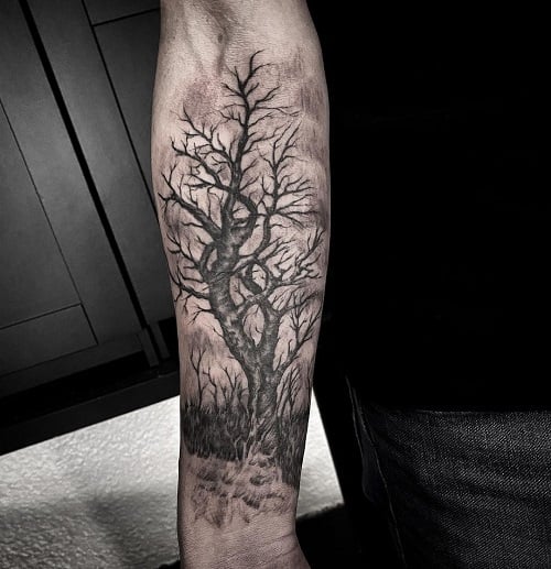 Dead Tree Tattoo
