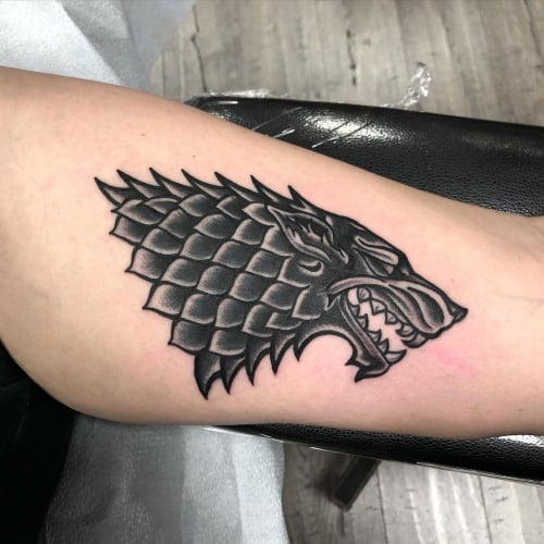 Dire wolf tattoo 