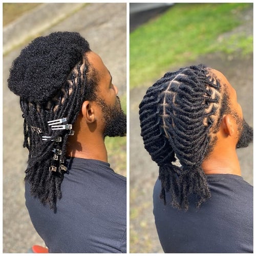 Dreadlocks with Pigtails