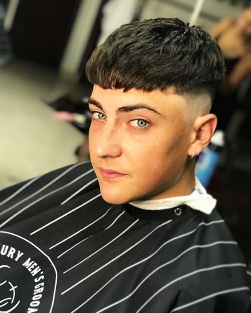French Crop Mullet Haircut