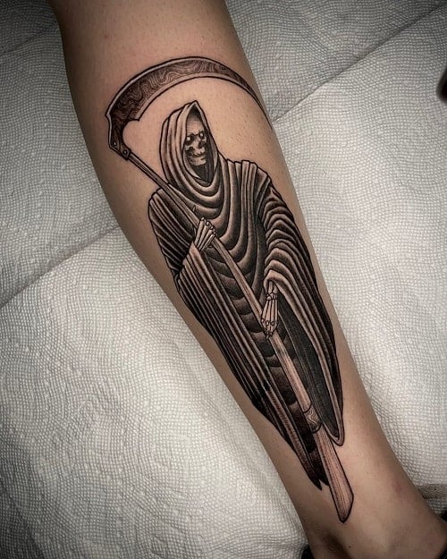 Grim Reaper Tattoo Drawing