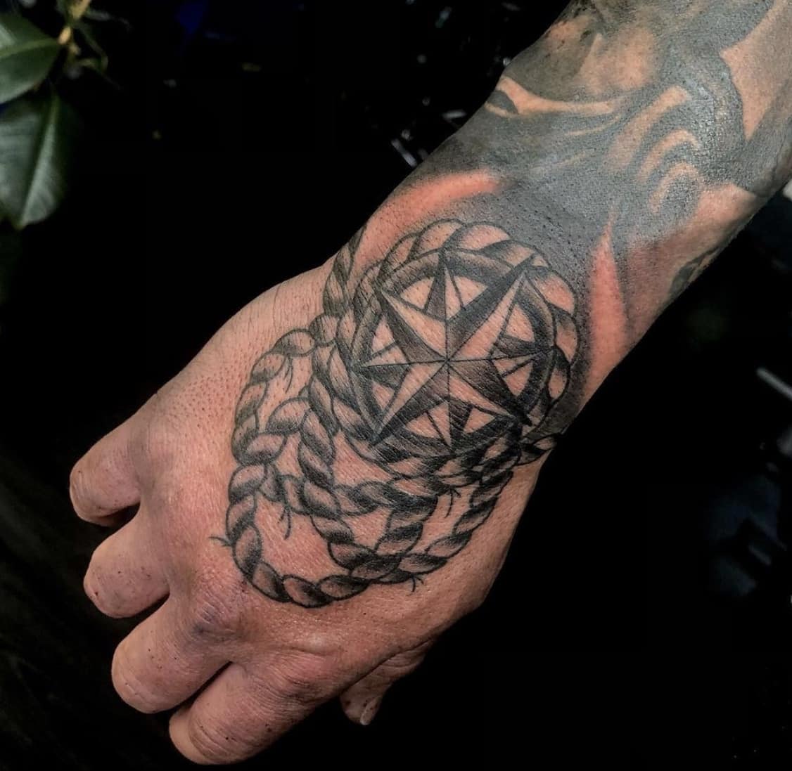 Star Hand Tattoo