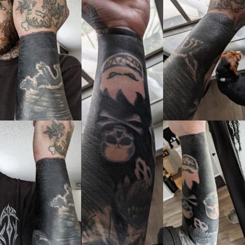 Heavy blackwork tattoo_piercer_mike