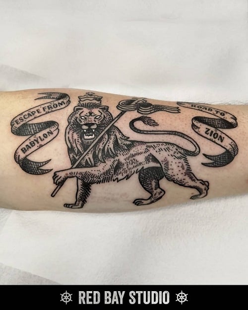 Lion of Judah Tattoo