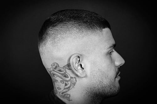 Military Buzz Cut Fade