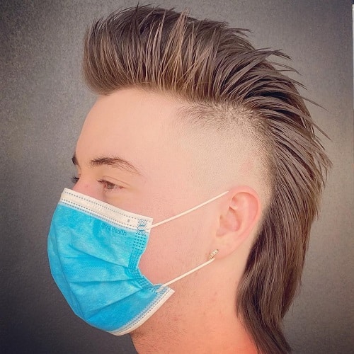 Mohawk Mullet Haircut