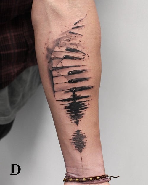 Music Forearm Tattoo