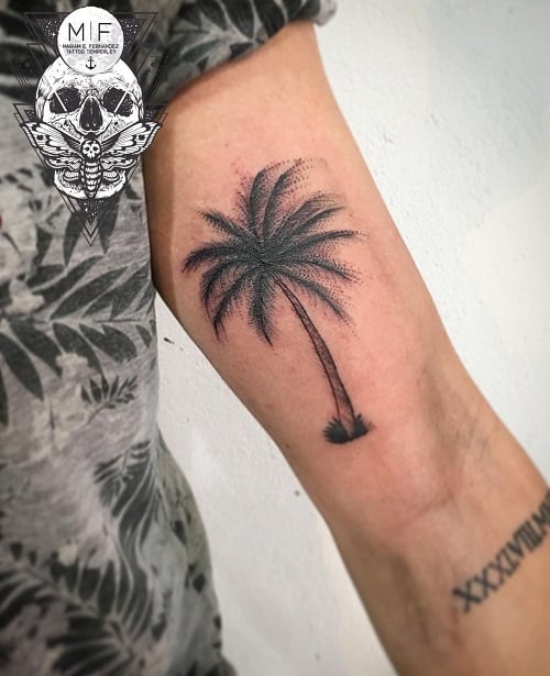 Palm Tree Tattoo