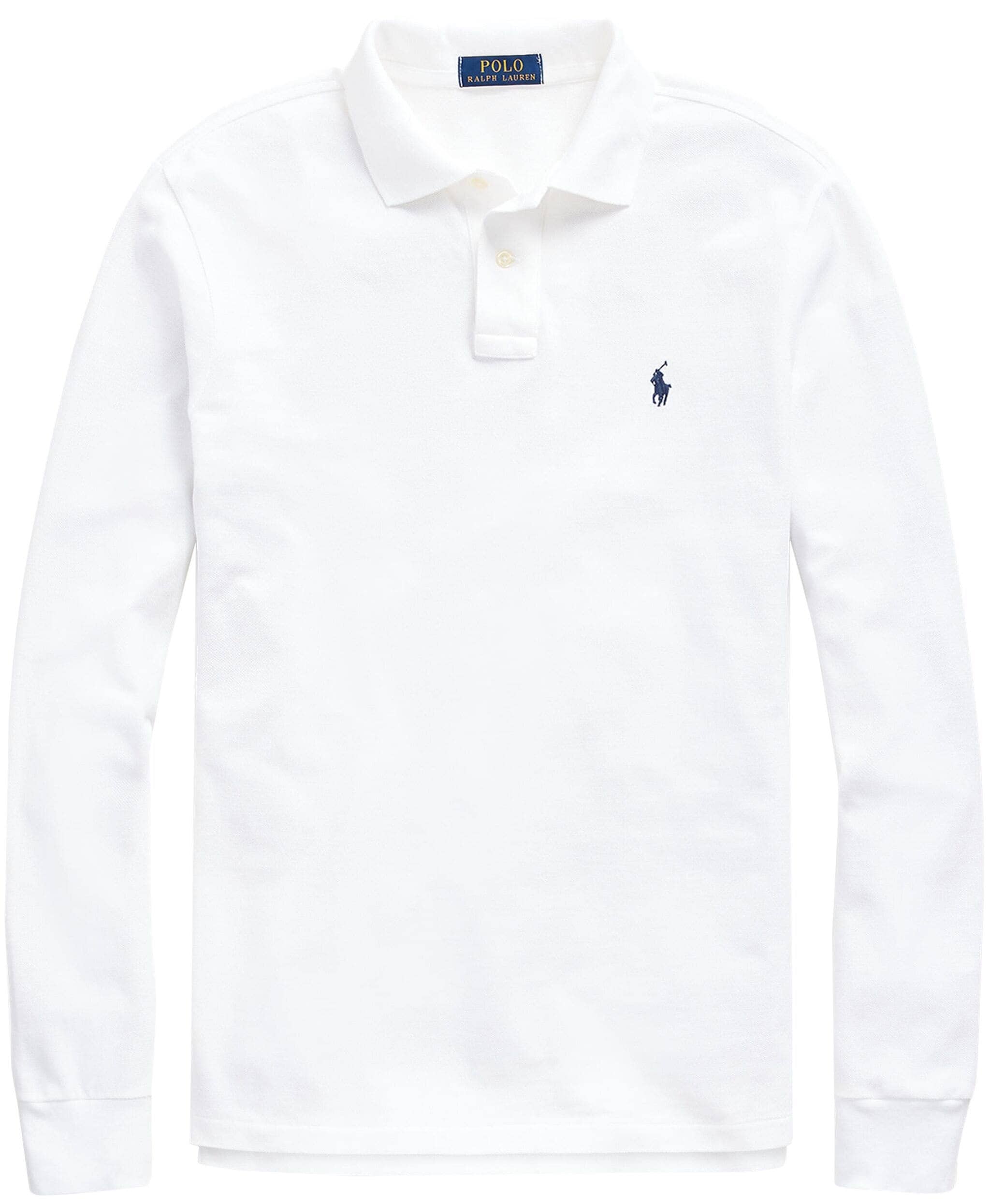 Polo Ralph Lauren logo embroidered long-sleeve polo shirt