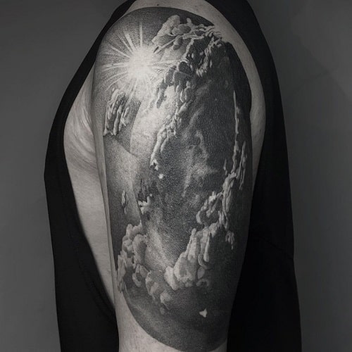 Realistic Cloud Tattoo, Cloud Tattoos