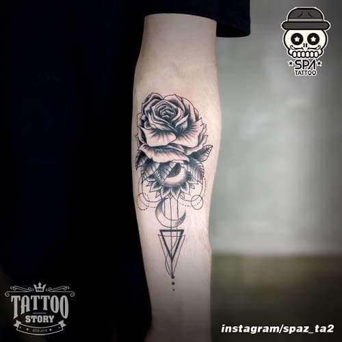Rose Arm Tattoo